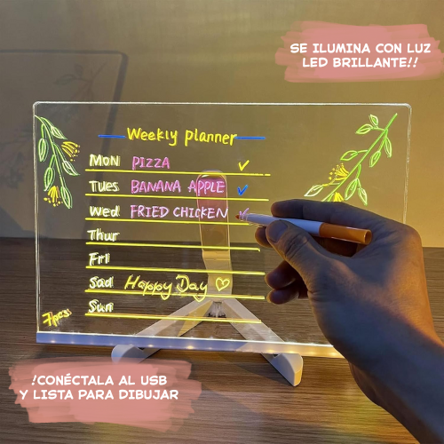 Pizarra de Dibujo Luminoso para Niños